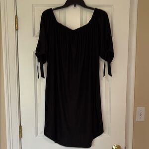 Elegant Black Off-Shoulder Women's Top